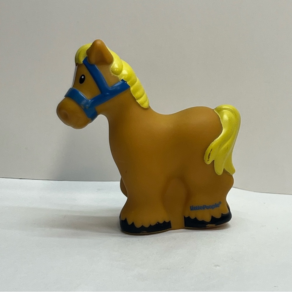 fisher price little people horse figure animal farm #dwc31‎ #chj51